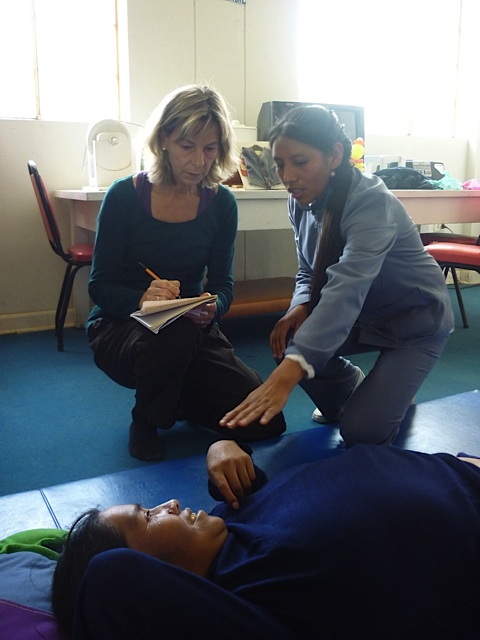 APAINE novembre 2013 Historique patient Veronica relate l'historique médical de cette patiente hémiplégique, suites d'un AVC, avant la séance de shiatsu